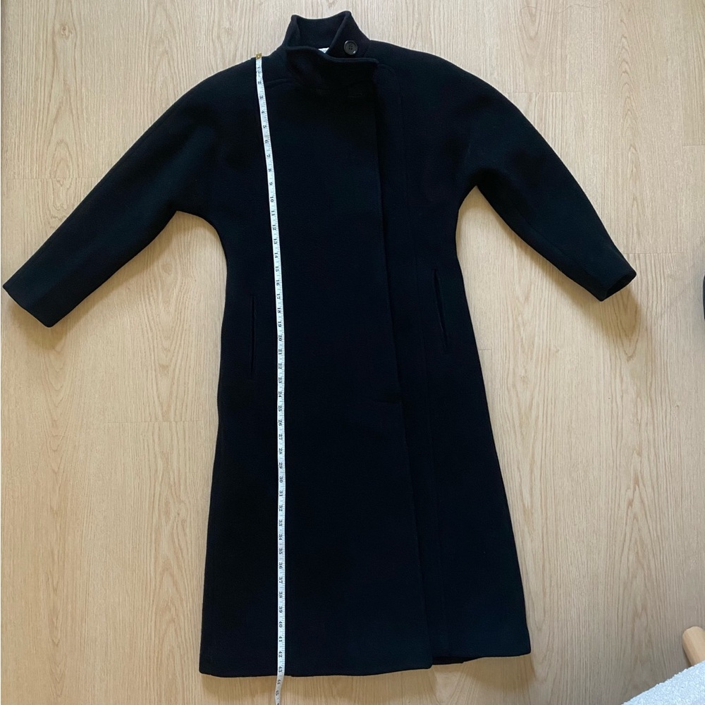 Vintage 80s Central Park Wool Trench Coat | Petite S | Made in USA - Picture 9 of 13